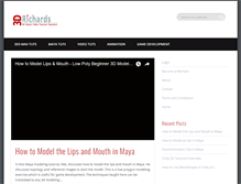 Tablet Screenshot of 3drichards.com